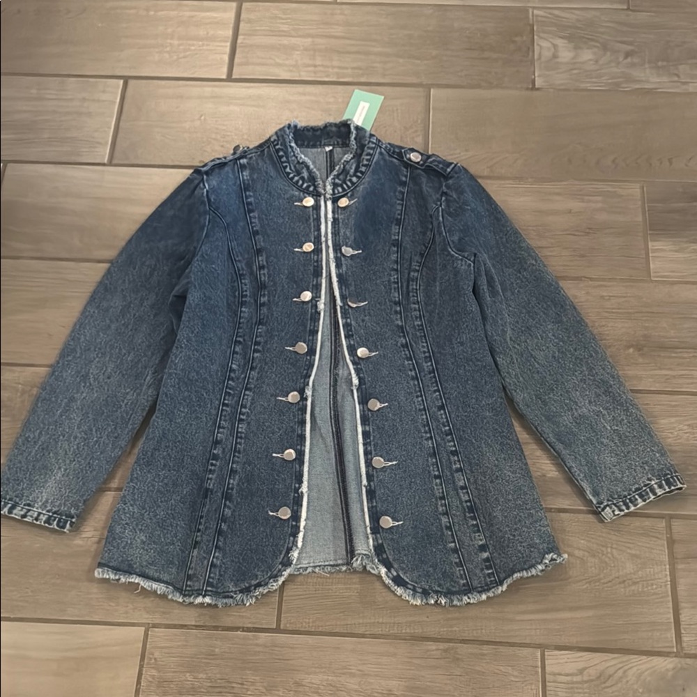 Stylish Blue Denim Jean Jacket